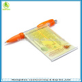 High quality cheap pull out banner pen/promotional ball point pen/advertising plastic gift pen